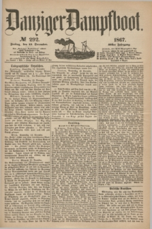 Danziger Dampfboot. Jg.38, № 292 (13 December 1867)