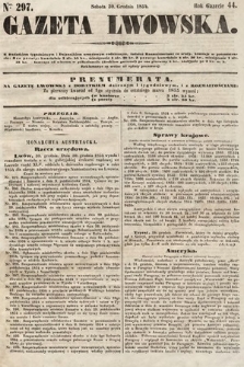 Gazeta Lwowska. 1854, nr 297