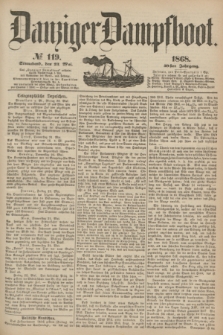 Danziger Dampfboot. Jg.39, № 119 (23 Mai 1868)