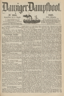 Danziger Dampfboot. Jg.39, № 200 (27 August 1868)