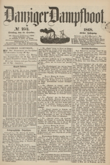 Danziger Dampfboot. Jg.39, № 252 (27 October 1868)