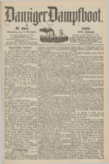 Danziger Dampfboot. Jg.39, № 260 (5 November 1868)