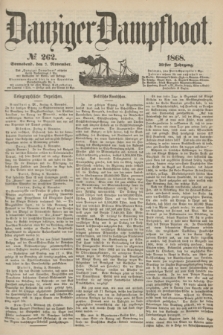 Danziger Dampfboot. Jg.39, № 262 (7 November 1868)