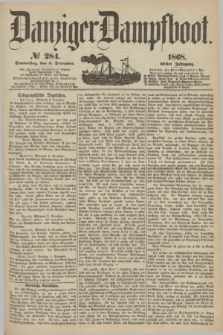 Danziger Dampfboot. Jg.39, № 284 (3 December 1868)