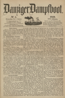 Danziger Dampfboot. Jg.40, № 5 (7 Januar 1869)