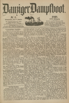 Danziger Dampfboot. Jg.40, № 7 (9 Januar 1869)