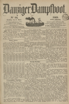 Danziger Dampfboot. Jg.40, № 96 (27 April 1869)