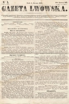 Gazeta Lwowska. 1853, nr 3