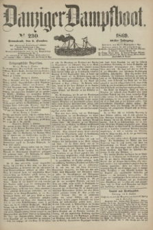 Danziger Dampfboot. Jg.40, № 230 (2 October 1869)