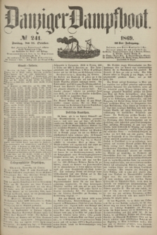 Danziger Dampfboot. Jg.40, № 241 (15 October 1869)