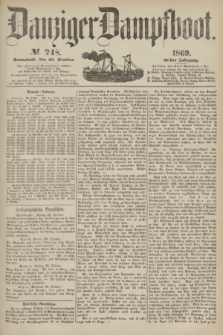 Danziger Dampfboot. Jg.40, № 248 (23 October 1869)