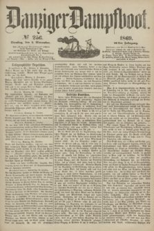 Danziger Dampfboot. Jg.40, № 256 (2 November 1869)