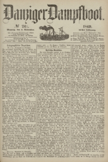 Danziger Dampfboot. Jg.40, № 261 (8 November 1869)