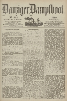 Danziger Dampfboot. Jg.40, № 264 (11 November 1869)