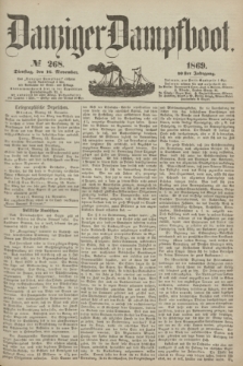 Danziger Dampfboot. Jg.40, № 268 (16 November 1869)