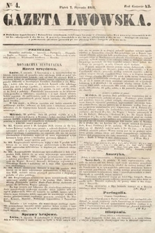 Gazeta Lwowska. 1853, nr 4
