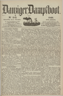 Danziger Dampfboot. Jg.40, № 282 (2 Dezember 1869)