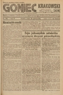 Goniec Krakowski. 1921, nr 293