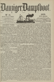 Danziger Dampfboot. Jg.41, № 11 (14 Januar 1870)