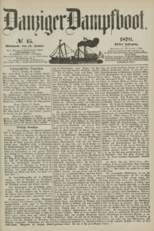 Danziger Dampfboot. Jg.41, № 15 (19 Januar 1870)