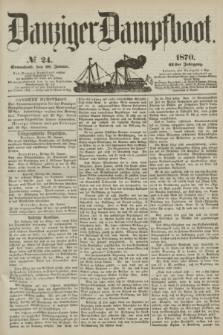 Danziger Dampfboot. Jg.41, № 24 (29 Januar 1870)