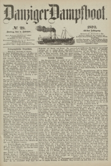 Danziger Dampfboot. Jg.41, № 29 (4 Februar 1870)