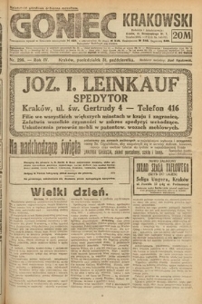 Goniec Krakowski. 1921, nr 296