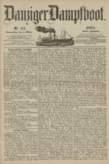 Danziger Dampfboot. Jg.41, № 52 (3 März 1870)