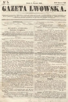 Gazeta Lwowska. 1853, nr 5