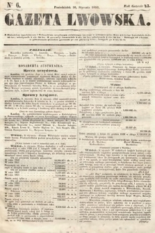 Gazeta Lwowska. 1853, nr 6