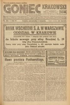 Goniec Krakowski. 1921, nr 303