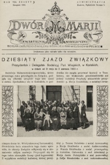 Dwór Marji : kwartalnik sodalicyjny : organ ogólnego Związku Sodalicji Pań Wiejskich w Polsce. 1933, nr 3 |PDF|