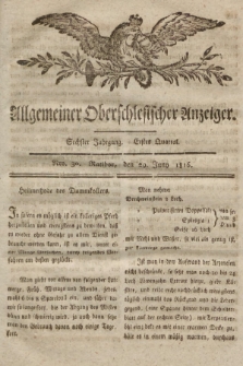 Allgemeiner Oberschlesischer Anzeiger : Blätter zur Besprechung und Förderung provinzieller Interessen zur Belehrung und Unterhaltung. 1816, nr 30 |PDF|