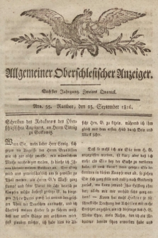 Allgemeiner Oberschlesischer Anzeiger : Blätter zur Besprechung und Förderung provinzieller Interessen zur Belehrung und Unterhaltung. 1816, nr 55 |PDF|