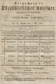Allgemeiner Oberschlesischer Anzeiger : Blätter zur Besprechung und Förderung provinzieller Interessen zur Belehrung und Unterhaltung. 1832, nr 36 |PDF|