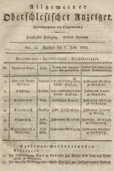 Allgemeiner Oberschlesischer Anzeiger : Blätter zur Besprechung und Förderung provinzieller Interessen zur Belehrung und Unterhaltung. 1832, nr 54 |PDF|