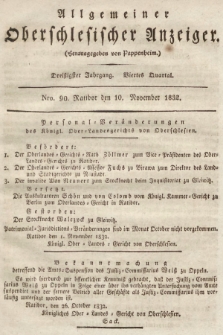 Allgemeiner Oberschlesischer Anzeiger : Blätter zur Besprechung und Förderung provinzieller Interessen zur Belehrung und Unterhaltung. 1832, nr 90 |PDF|