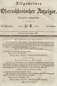 Allgemeiner Oberschlesischer Anzeiger : Blätter zur Besprechung und Förderung provinzieller Interessen zur Belehrung und Unterhaltung. 1839, nr 6 |PDF|