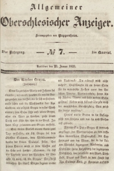 Allgemeiner Oberschlesischer Anzeiger : Blätter zur Besprechung und Förderung provinzieller Interessen zur Belehrung und Unterhaltung. 1839, nr 7 |PDF|