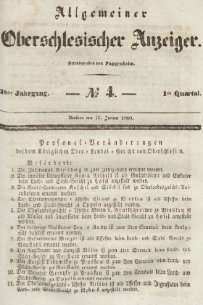 Allgemeiner Oberschlesischer Anzeiger : Blätter zur Besprechung und Förderung provinzieller Interessen zur Belehrung und Unterhaltung. 1840, nr 4 |PDF|