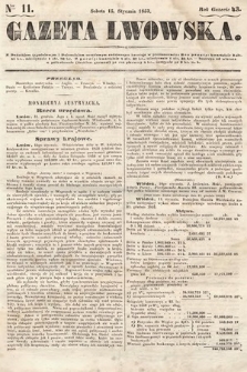 Gazeta Lwowska. 1853, nr 11