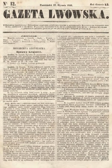 Gazeta Lwowska. 1853, nr 12