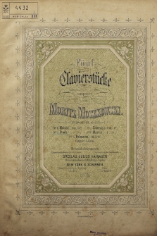 Fünf Clavierstücke : Op. 18. No 3, Etude