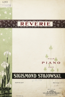 Rêverie : pour piano : [op. 15. No. 1]
