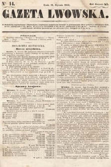 Gazeta Lwowska. 1853, nr 14