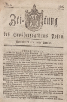 Zeitung des Großherzogthums Posen. 1816, Nr. 8 (27 Januar) + dod.