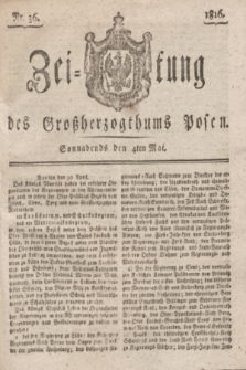 Zeitung des Großherzogthums Posen. 1816, Nr. 36 (4 Mai) + dod.