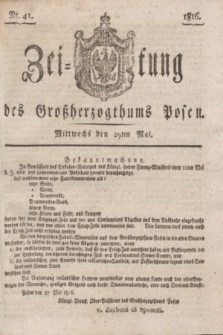 Zeitung des Großherzogthums Posen. 1816, Nr. 43 (29 Mai)