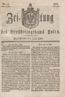 Zeitung des Großherzogthums Posen. 1816, Nr. 56 (13 Juli)