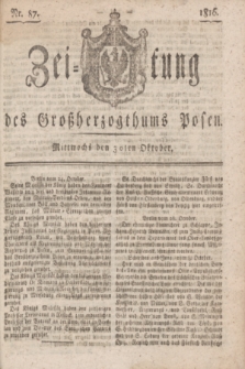 Zeitung des Großherzogthums Posen. 1816, Nr. 87 (30 Oktober)